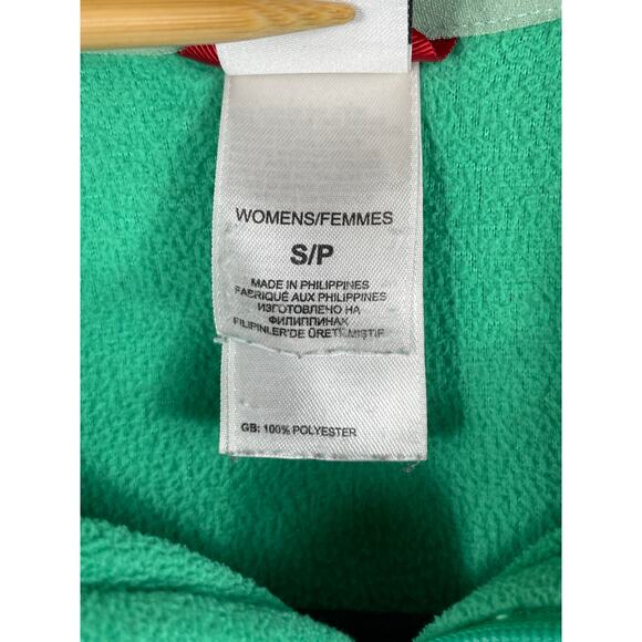 The North Face Womens Green Fleece 1/4 Zip Pull Over Jacket Size S - Picture 4 of 10